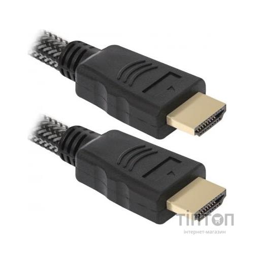 Кабель мультимедійний HDMI to HDMI 1.0m HDMI-03PRO Defender (87340)