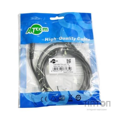 Кабель мультимедійний Jack 3.5mm male/Jack 3.5mm male 3,0m Atcom (17436)