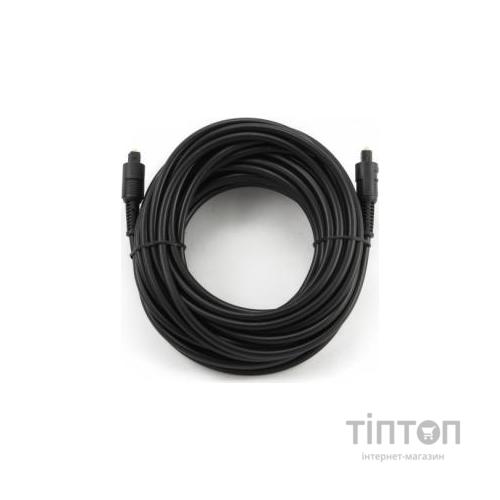 Кабель мультимедійний Optical Toslink M-M 1m black Cablexpert (CC-OPT-1M)