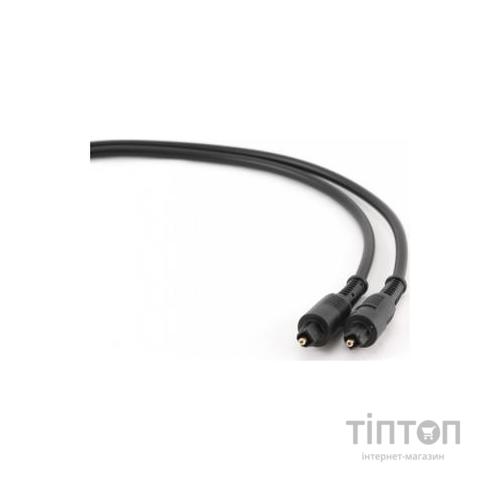 Кабель мультимедійний Optical Toslink M-M 1m black Cablexpert (CC-OPT-1M)