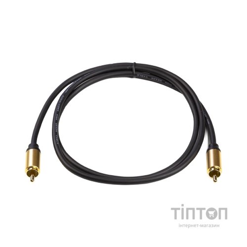 Кабель мультимедійний RCA to RCA 1.0m 26AWG PowerPlant (CA911752)