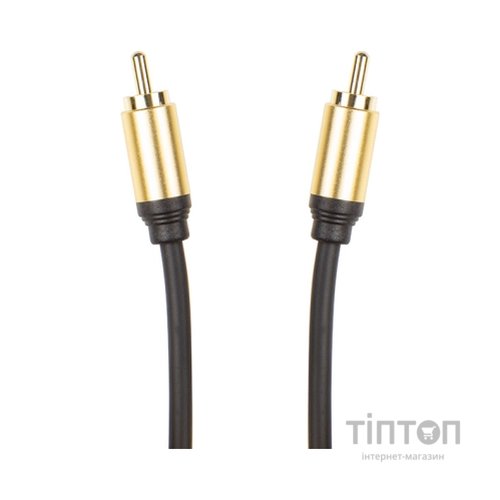 Кабель мультимедійний RCA to RCA 1.0m 26AWG PowerPlant (CA911752)