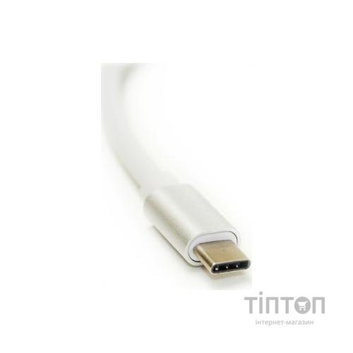 Кабель мультимедійний USB Type C to HDMI F 0.15m PowerPlant (KD00AS1272)