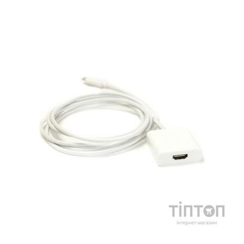 Кабель мультимедійний USB Type C to HDMI F 1.8m PowerPlant (KD00AS1271)