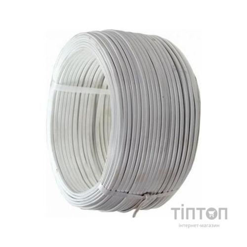 Кабель силовий ЗЗКМ 2х0.75 кв.мм гибкий, плоский, 100м (ШВВП 2x0,75 ECG)