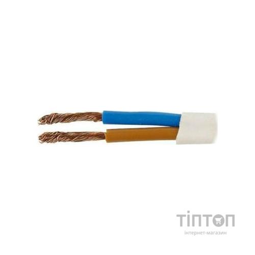 Кабель силовий ЗЗКМ 2х1.5 кв.мм гибкий, плоский, 100м (ШВВП 2x1,5 ECG)