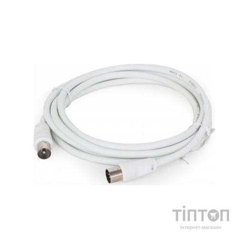 Кабель телевізійний 75 Ом, 3.0 метра Cablexpert (CCV-515-W-3M)