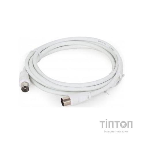 Кабель телевізійний 75 Ом, 5.0 м Cablexpert (CCV-515-W-5M)