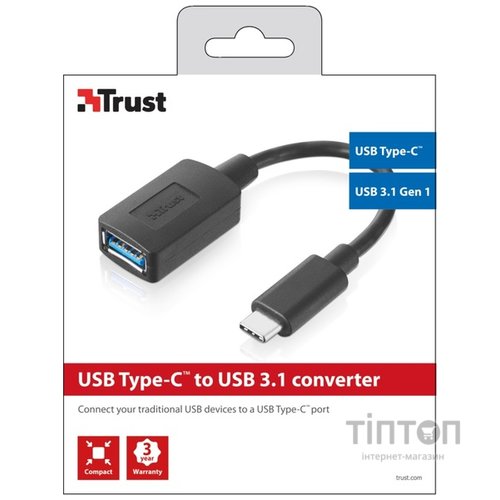 Кабель Trust USB TYPE-C to USB3.0 Converter