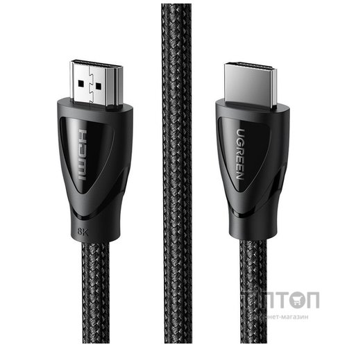 Кабель Ugreen HD140 8K HDMI 2.1 Cable Braided 1m (Black)
