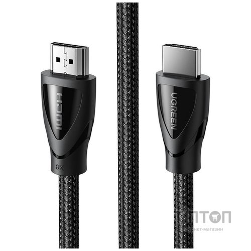 Кабель Ugreen HD140 8K HDMI 2.1 Cable Braided 3m (Black)