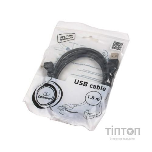 Кабель USB 2.0 AF to Micro 5P 1.8 m Cablexpert (CCP-mUSB2-AMBM90-6)
