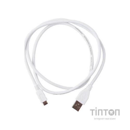 Кабель USB 2.0 AF to Micro 5P Cablexpert (CCP-mUSB2-AMBM-W-0.5 M)