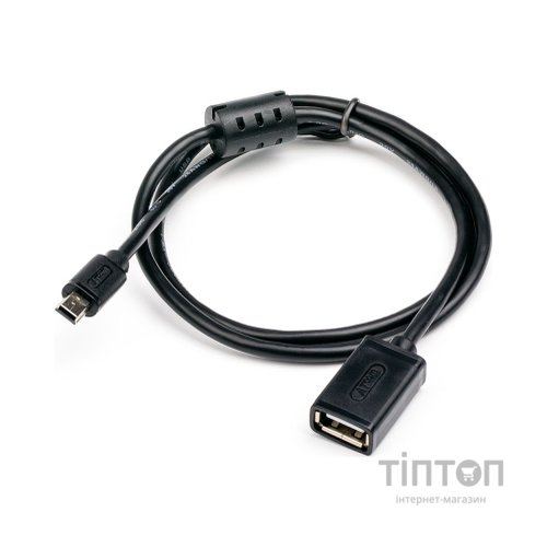 Кабель USB 2.0 AF to mini-B 5P OTG 0.1 м Atcom (12822)