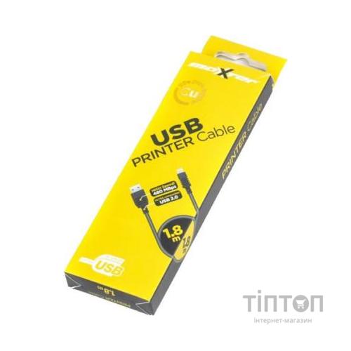 Кабель USB 2.0 AM/BM 1.8m Maxxter (UB-AMBM-6)