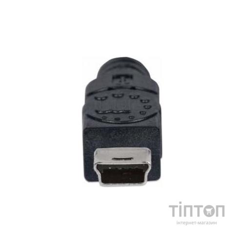 Кабель USB 2.0 AM/mini 5PM 1.8 м Manhattan (333375)