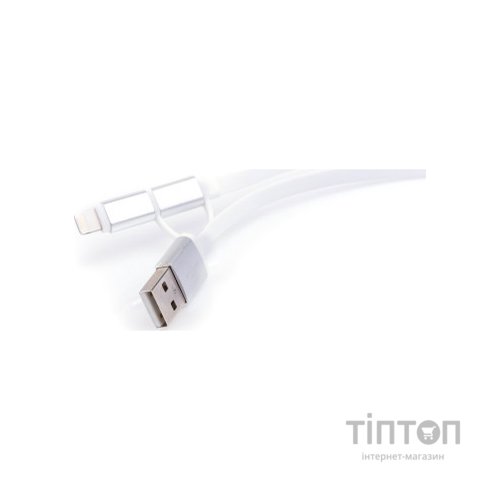 Кабель USB 2.0 AM to Micro 5P&Lightning 1.0m Vinga