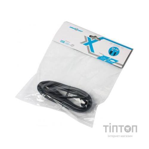 Кабель USB2.0 АM/ВM 3.0 м Maxxtro (UF-AMBM-10)