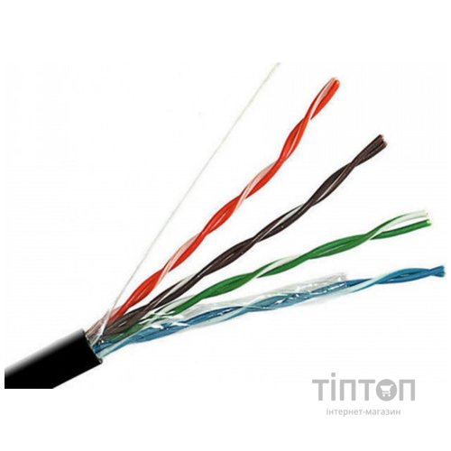 Кабель UTP Cat-5e Ok-NET (пометрово) для зовнішньої прокладки