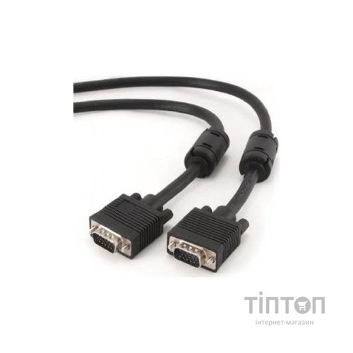 Кабель VGA 10.0 m Gembird (CC-PPVGA-10M-B)