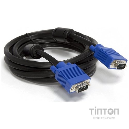 Кабель VGA 15M-15M,10.0 м, з феритами, екранований (S0228)
