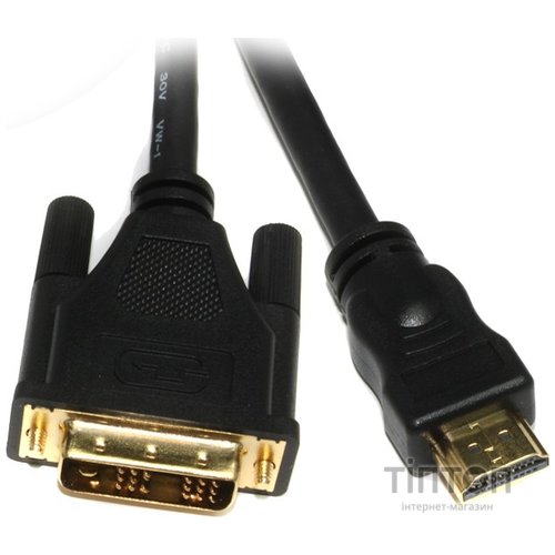 Кабель Viewcon (VD066-3M) HDMI-DVI (18+1) M/M, 3м