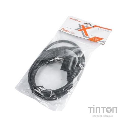 Кабель живлення Maxxtro 1.8 м, для ноутбуків