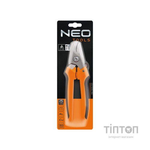 Кабелеріз Neo Tools для мідних та алюмінієвих кабелів,185 мм (01-510)