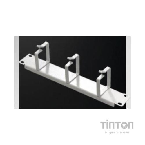 Кабельний організатор 10" 1U 3 кільця, RAL 7035 Mirsan (MR.OKP1U10.02)