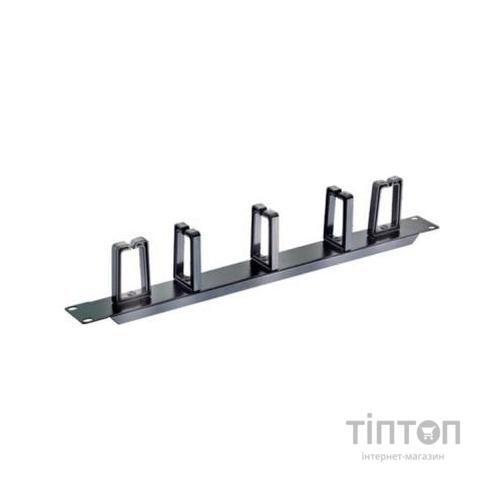 Кабельний організатор 19" 1U 5 пластиковых колец Hypernet (CM-5P)