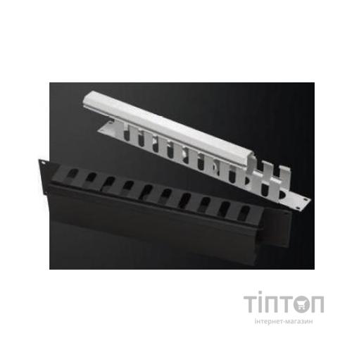 Кабельний організатор 19" 2U гребінка, RAL 9005 MIRSAN (MR.OKK2U19.01)