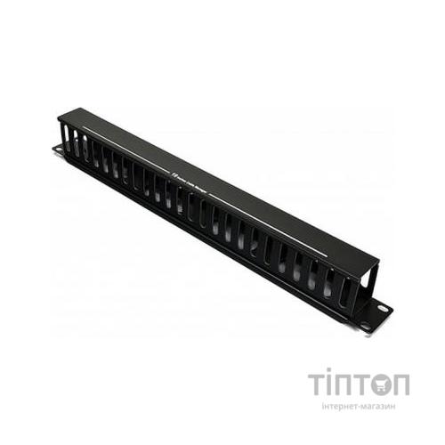 Кабельний організатор EPNew 19" 1U с крышкой (PLMN-060Z)