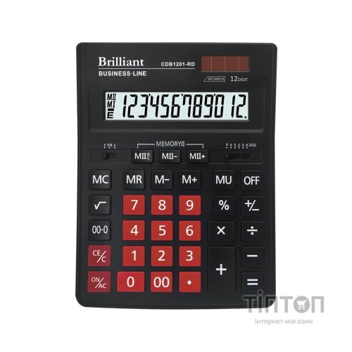 Калькулятор Brilliant CDB1201-RD (8853549)