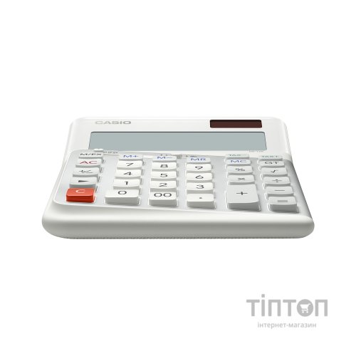 Калькулятор Casio DE-12E-WE-WA-E, білий (CALC-CAS-DE-12E-WE-W)