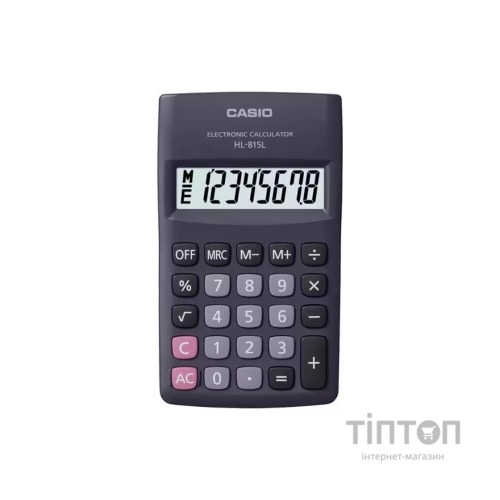 Калькулятор Casio HL-815L-BK-W-GP, чорний (CALC-CAS-HL-815L-BK)