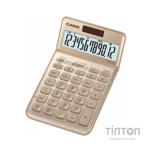 Калькулятор Casio JW-200SC-GD-W-EP, золотистий (CALC-CAS-JW-200SC-GD)