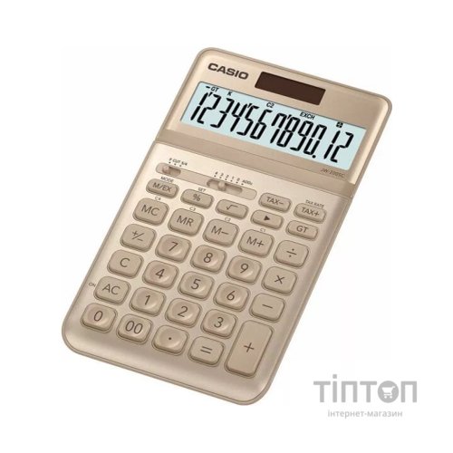 Калькулятор Casio JW-200SC-GD-W-EP, золотистий (CALC-CAS-JW-200SC-GD)