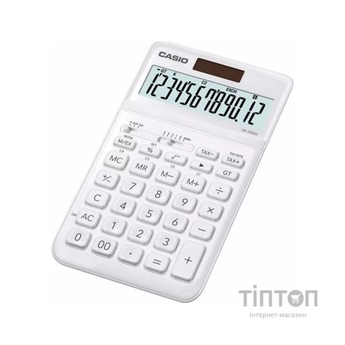 Калькулятор Casio JW-200SC-WE-W-E, білий (CALC-CAS-JW-200SC-WE)