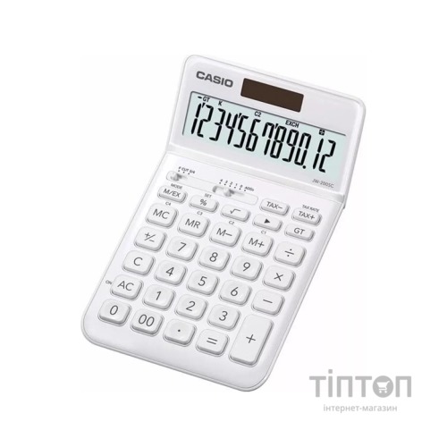 Калькулятор Casio JW-200SC-WE-W-E, білий (CALC-CAS-JW-200SC-WE)
