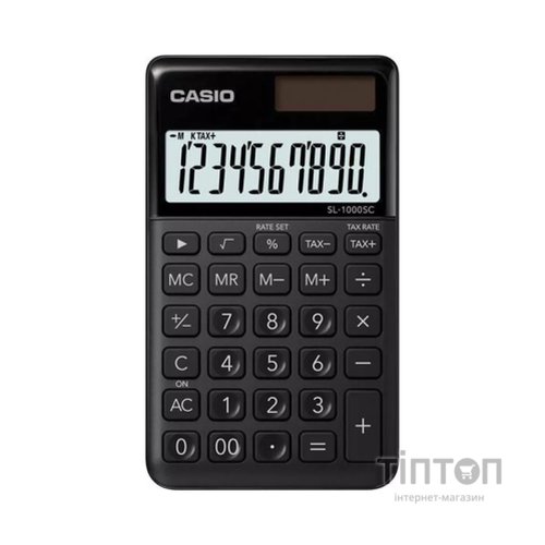 Калькулятор Casio SL-1000SC-BK-W-EP, чорний (CALC-CAS-SL-1000SC-B)