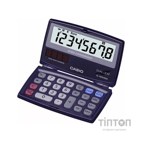 Калькулятор Casio SL-100VERA-WA-E, чорний (CALC-CAS-SL-100VERA)