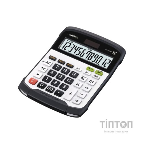 Калькулятор Casio WD-320MT-W-EC, чорно-білий (CALC-CAS-WD-320MT-W)