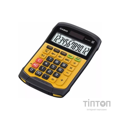 Калькулятор Casio WM-320MT-W-EC, чорно-жовтий (CALC-CAS-WM-320MT-W)