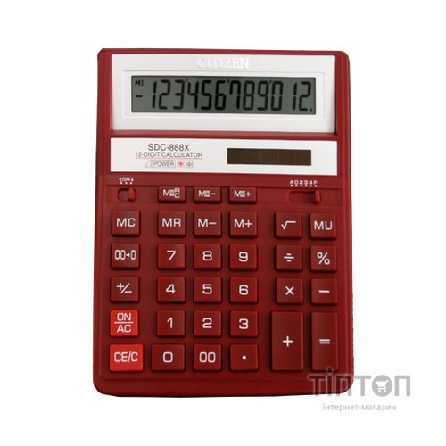 Калькулятор Citizen SDC-888XRD (1303XRD)