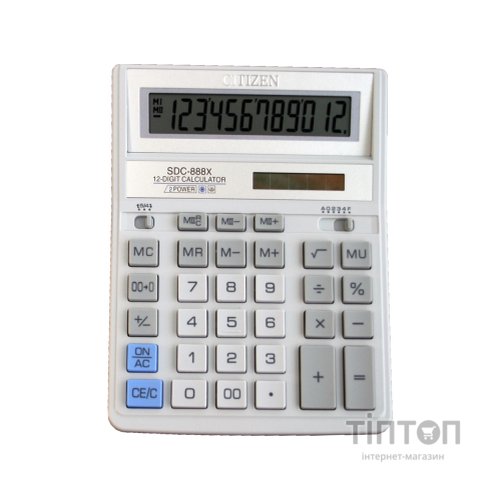 Калькулятор Citizen SDC-888XWH (1303XWH)