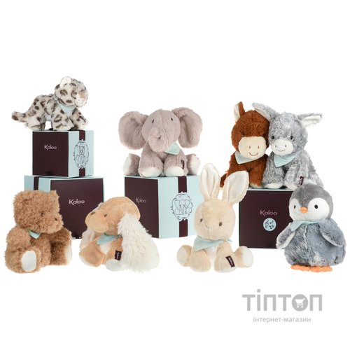 М'яка іграшка Kaloo музична Les Amis Віслюк сірий (25 см) в коробці (K963140)