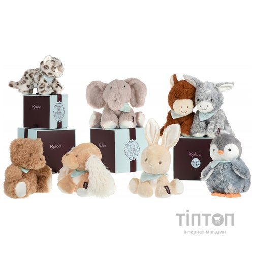М'яка іграшка Kaloo музична Les Amis Віслюк сірий (25 см) в коробці (K963140)