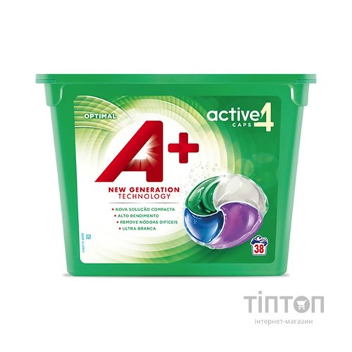 Капсули для прання A+ Optimal 4 в 1 38 шт. (8435495818113)