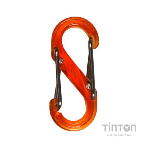 Карабін туристичний Nite ize Plastic Carb S Biner Size 4 NI674 Orange (4823082709557)