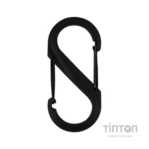 Карабін туристичний Nite ize Plastic Carb S Biner Size 6 NI676 All Black (4823082709571)